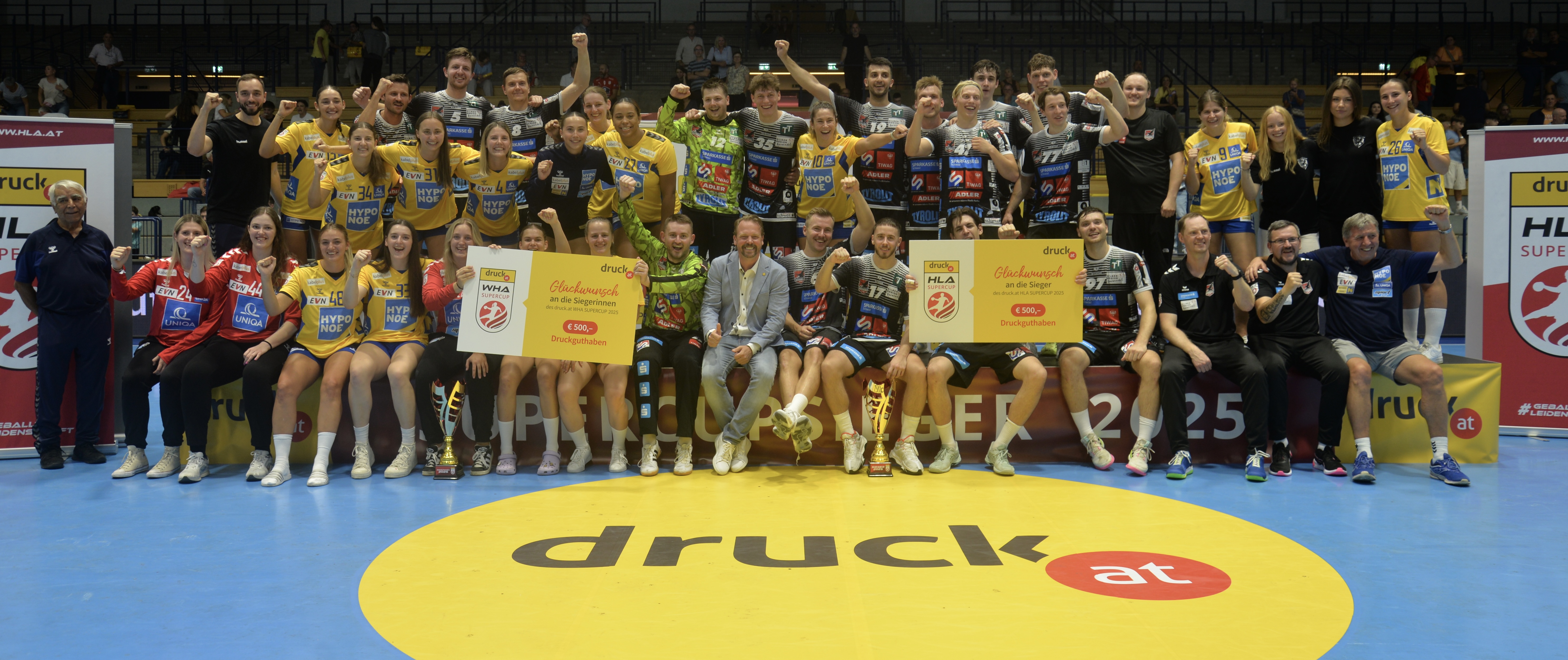 Schwaz feiert Premierensieg beim druck.at HLA SUPERCUP