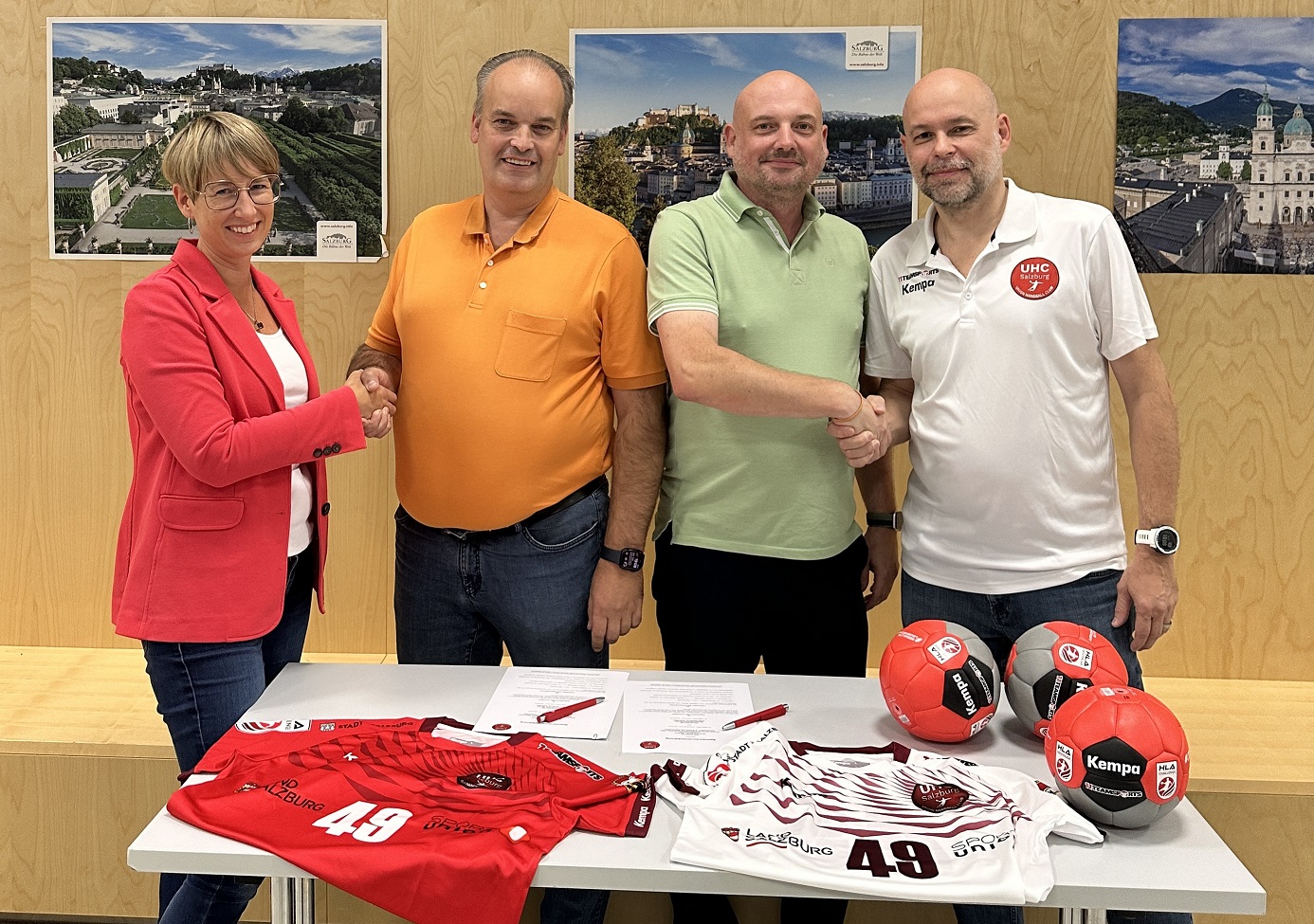 UHC Salzburg präsentiert Coaching- und IT-Dienstleister „44coaches“ als Hauptsponsor