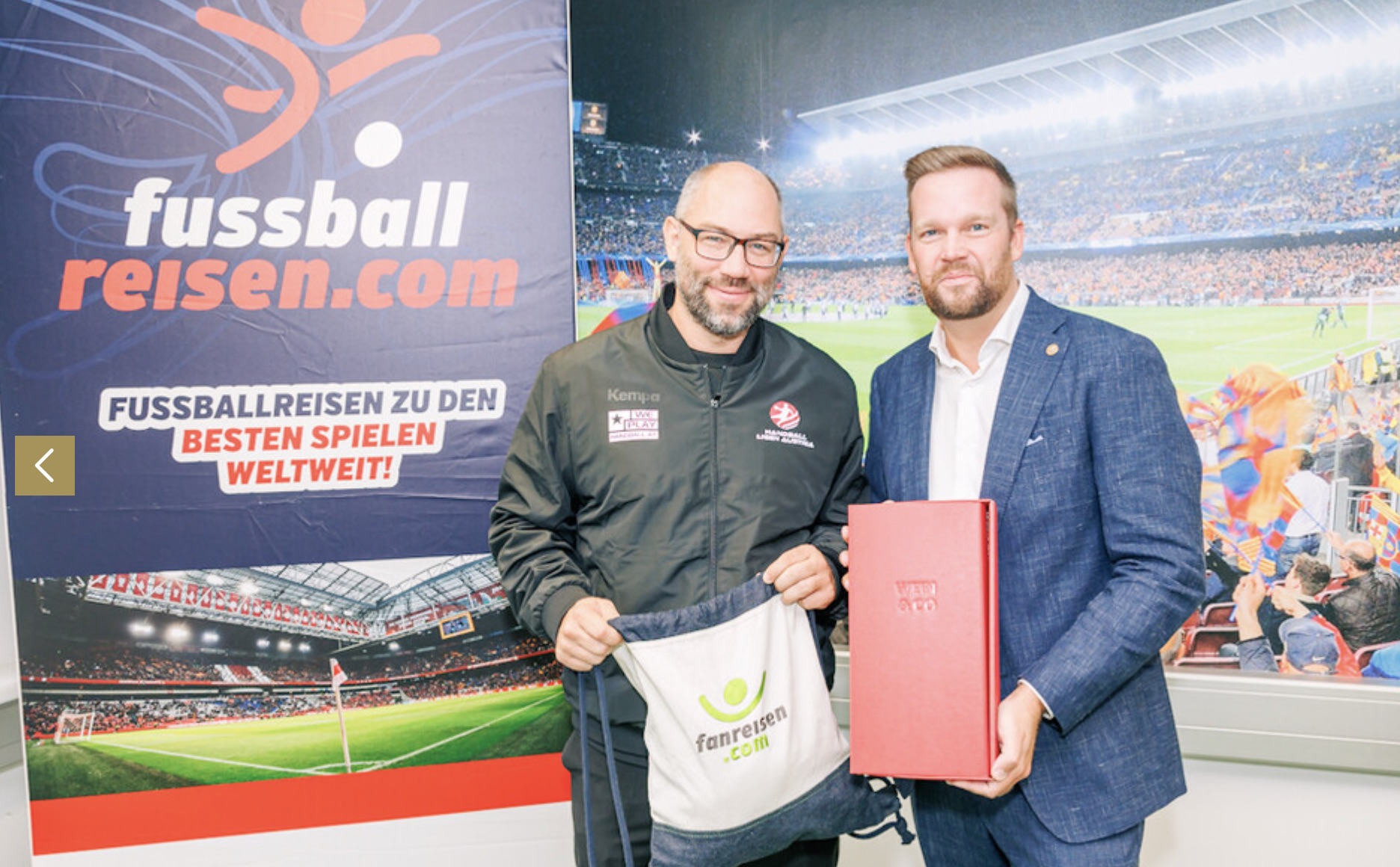 Verlängerung der Partnerschaft: fanreisen.com weiterhin offizieller Reisepartner der HANDBALL LIGEN AUSTRIA