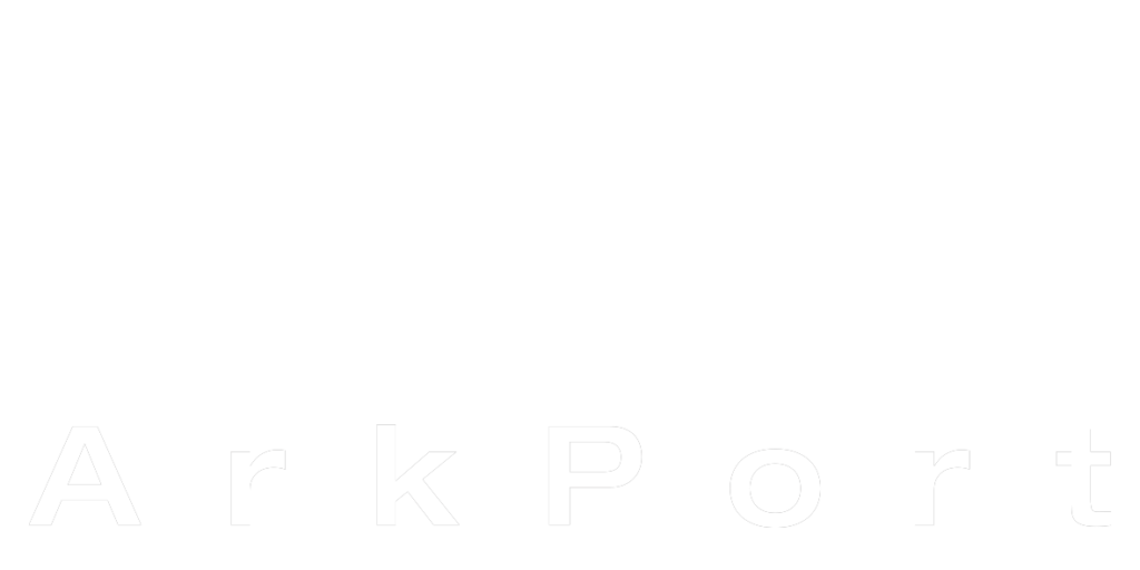 ArkPort logo white